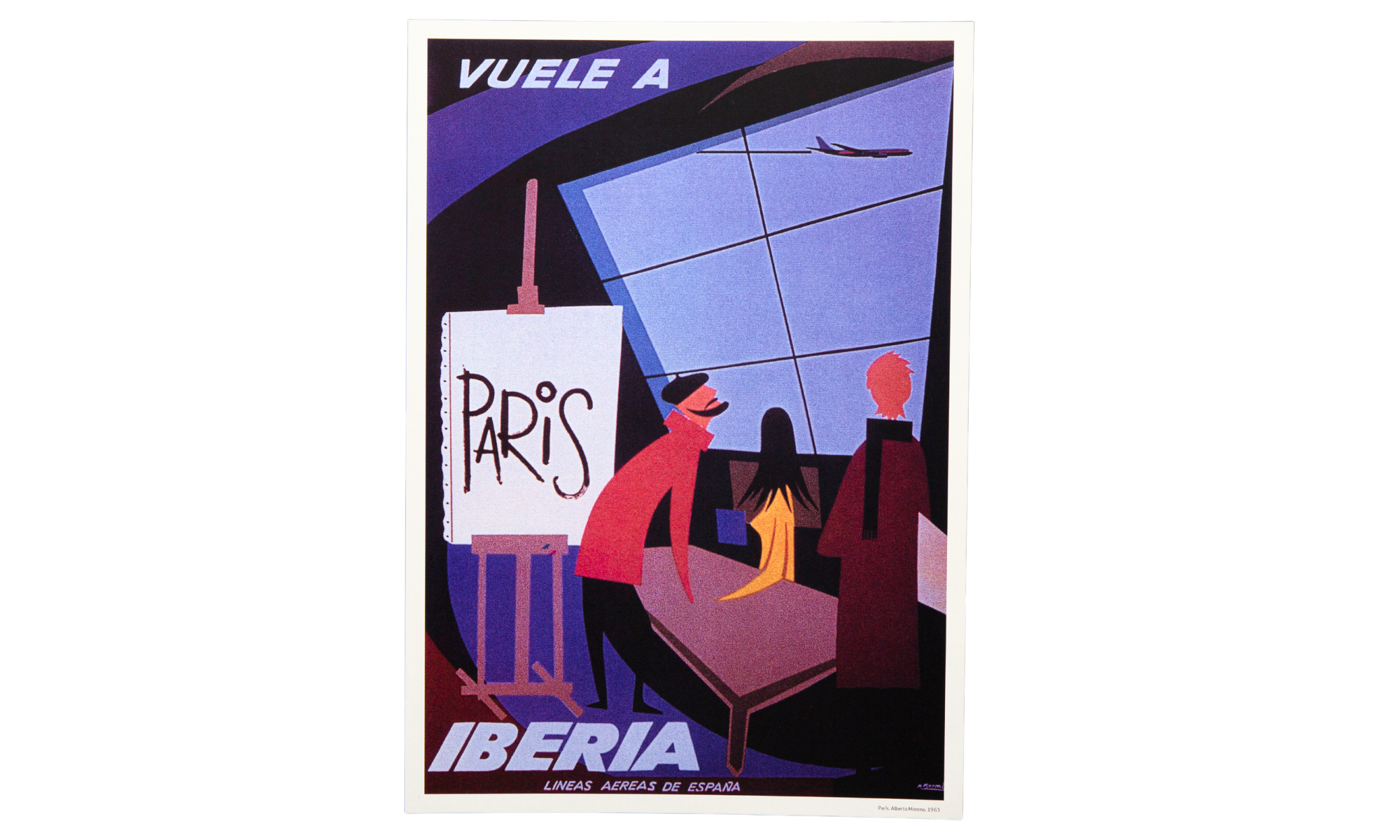 Cartel Iberia 1963 Paris